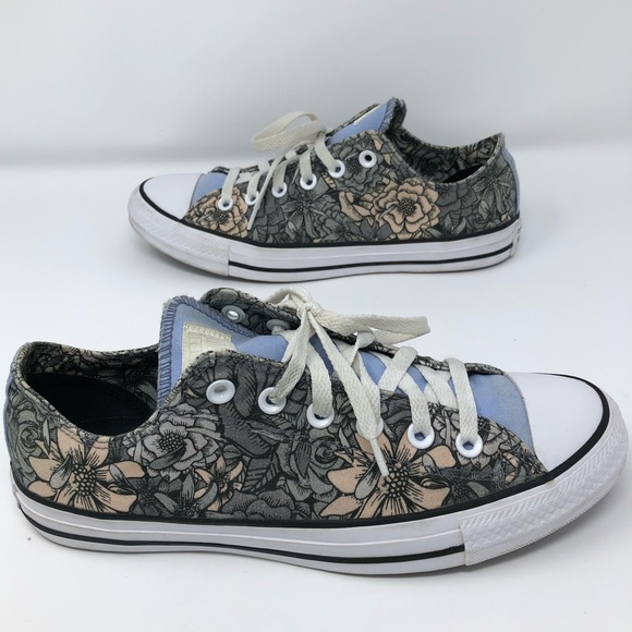 converse custom floral